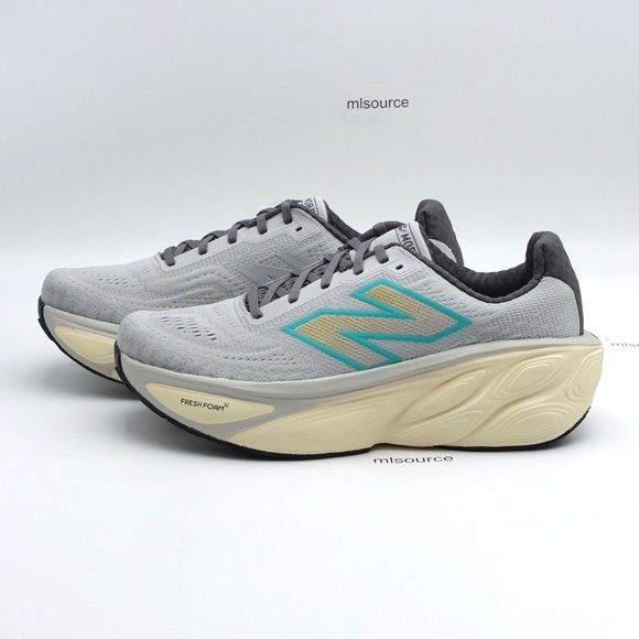 NEW Size 11 WIDE 2E Men's New Balance Fresh Foam X More v5 Sneakers MMORLJ5 Grey - Picture 1 of 6